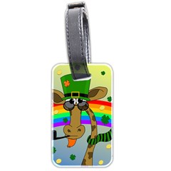 Irish Giraffe Luggage Tags (two Sides) by Valentinaart