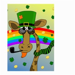 Irish Giraffe Small Garden Flag (two Sides) by Valentinaart