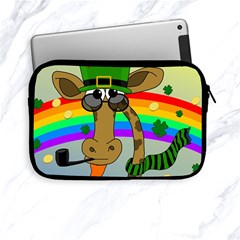 Irish Giraffe Apple Ipad Mini Zipper Cases by Valentinaart