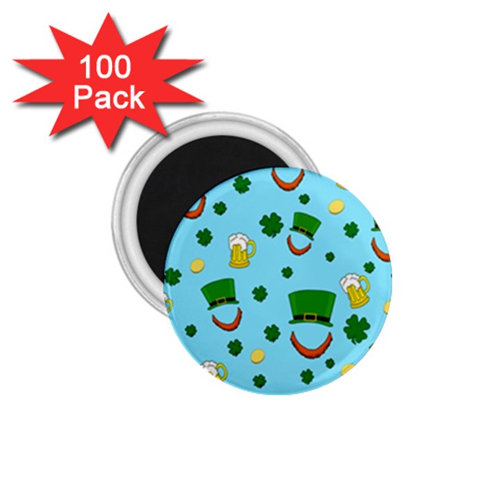 St. Patrick s day pattern 1.75  Magnets (100 pack) 