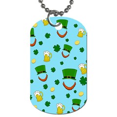 St. Patrick s day pattern Dog Tag (Two Sides)