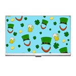 St. Patrick s day pattern Business Card Holders Front