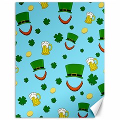 St. Patrick s day pattern Canvas 12  x 16  