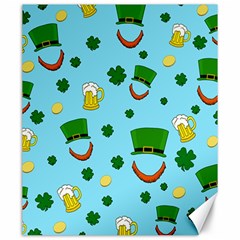 St. Patrick s day pattern Canvas 20  x 24  