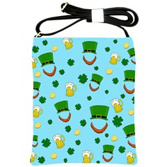 St  Patrick s Day Pattern Shoulder Sling Bags by Valentinaart