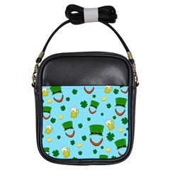 St. Patrick s day pattern Girls Sling Bags