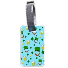 St  Patrick s Day Pattern Luggage Tags (one Side)  by Valentinaart