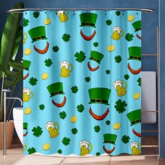 St. Patrick s day pattern Shower Curtain 60  x 72  (Medium) 