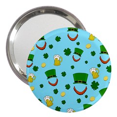 St  Patrick s Day Pattern 3  Handbag Mirrors by Valentinaart