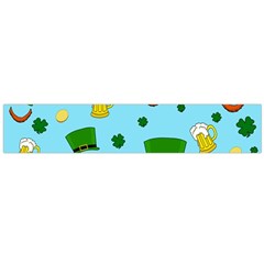 St. Patrick s day pattern Flano Scarf (Large)