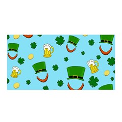 St. Patrick s day pattern Satin Wrap