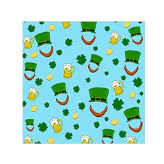 St  Patrick s Day Pattern Small Satin Scarf (square) by Valentinaart