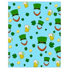 St  Patrick s Day Pattern Drawstring Bag (small) by Valentinaart