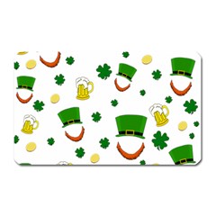 St  Patrick s Day Pattern Magnet (rectangular) by Valentinaart