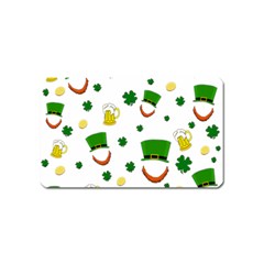 St  Patrick s Day Pattern Magnet (name Card) by Valentinaart