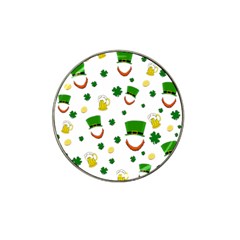 St  Patrick s Day Pattern Hat Clip Ball Marker by Valentinaart