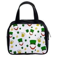 St  Patrick s Day Pattern Classic Handbags (2 Sides) by Valentinaart