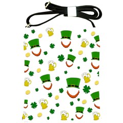 St  Patrick s Day Pattern Shoulder Sling Bags by Valentinaart