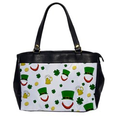 St  Patrick s Day Pattern Office Handbags by Valentinaart