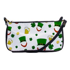 St  Patrick s Day Pattern Shoulder Clutch Bags by Valentinaart