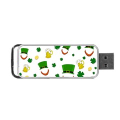 St  Patrick s Day Pattern Portable Usb Flash (one Side) by Valentinaart