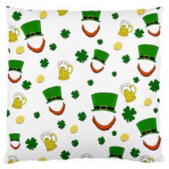 St  Patrick s Day Pattern Standard Flano Cushion Case (one Side) by Valentinaart