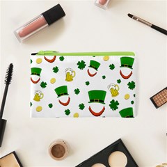 St  Patrick s Day Pattern Cosmetic Bag (xs) by Valentinaart