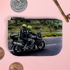 Motorcycles Riders At Avenue Mini Coin Purses by dflcprints