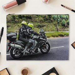 Motorcycles Riders At Avenue Cosmetic Bag (xl) by dflcprints