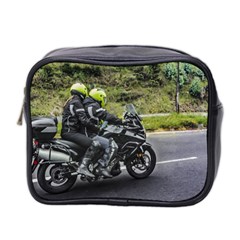 Motorcycles Riders At Avenue Mini Toiletries Bag 2-side by dflcprints