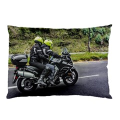 Motorcycles Riders At Avenue Pillow Case (two Sides) by dflcprints