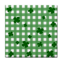 Clover Pattern Tile Coasters by Valentinaart