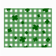 Clover Pattern Small Glasses Cloth (2-side) by Valentinaart