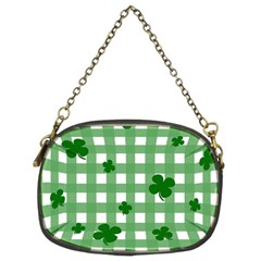 Clover Pattern Chain Purses (two Sides)  by Valentinaart