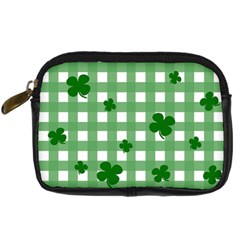 Clover Pattern Digital Camera Cases by Valentinaart