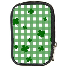 Clover Pattern Compact Camera Cases by Valentinaart