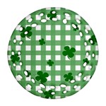 Clover pattern Ornament (Round Filigree) Front