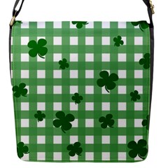 Clover Pattern Flap Messenger Bag (s) by Valentinaart