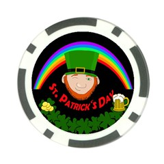 St  Patrick s Day Poker Chip Card Guard by Valentinaart