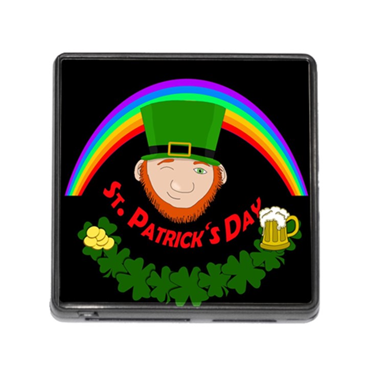 St. Patrick s day Memory Card Reader (Square)