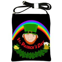 St  Patrick s Day Shoulder Sling Bags by Valentinaart