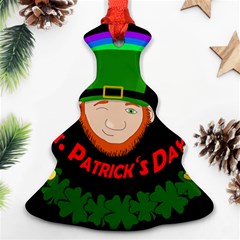 St  Patrick s Day Christmas Tree Ornament (two Sides) by Valentinaart