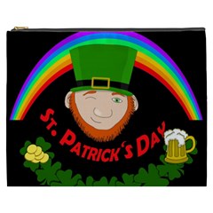 St  Patrick s Day Cosmetic Bag (xxxl)  by Valentinaart