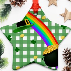 St  Patrick s Day Rainbow Ornament (star)