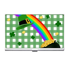 St  Patrick s Day Rainbow Business Card Holders by Valentinaart