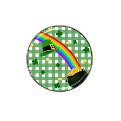 St  Patrick s Day Rainbow Hat Clip Ball Marker by Valentinaart