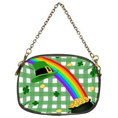 St  Patrick s Day Rainbow Chain Purses (one Side)  by Valentinaart