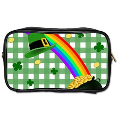 St  Patrick s Day Rainbow Toiletries Bags by Valentinaart