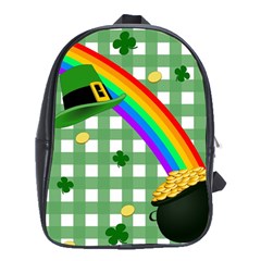 St  Patrick s Day Rainbow School Bags (xl)  by Valentinaart