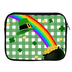 St  Patrick s Day Rainbow Apple Ipad 2/3/4 Zipper Cases by Valentinaart